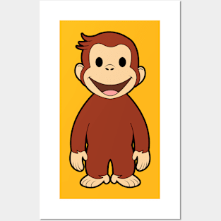 Curious George Posters and Art